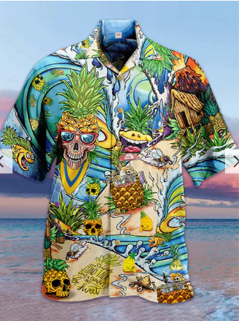 Hawaiian shirt party time