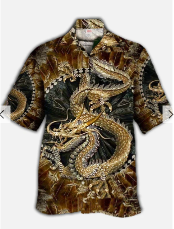 Hawaiian shirt Dragon