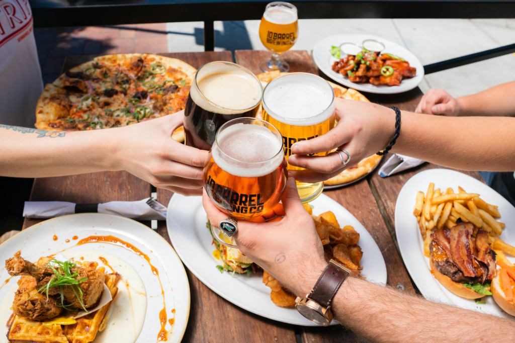 beer and food