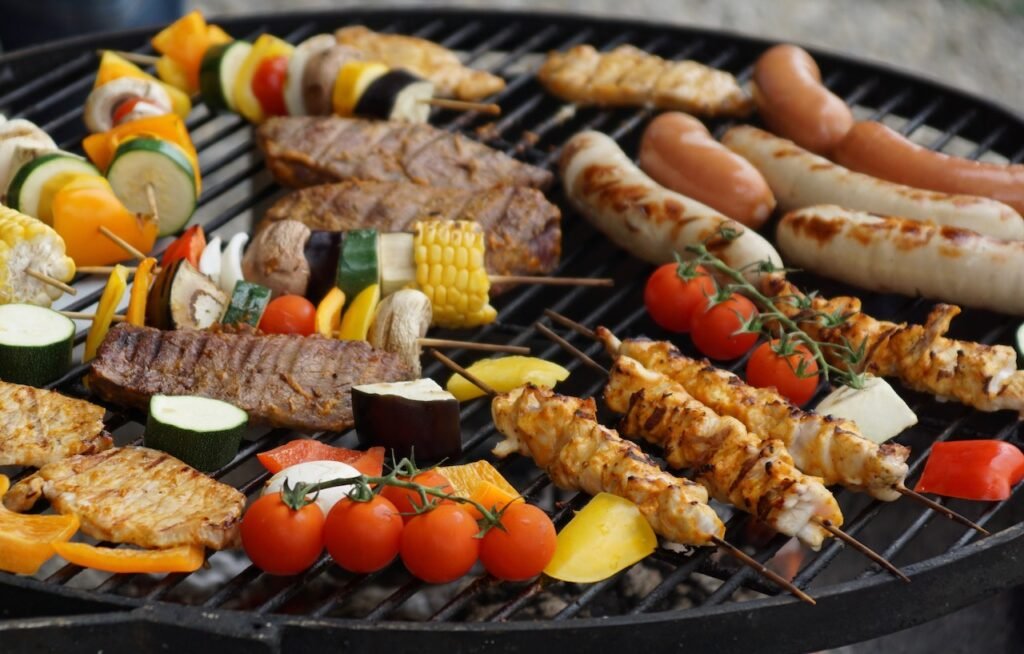 grilling a lot
