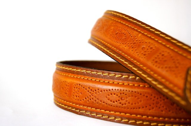 brown leather belt for men