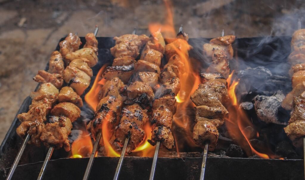 grilling it is a stick